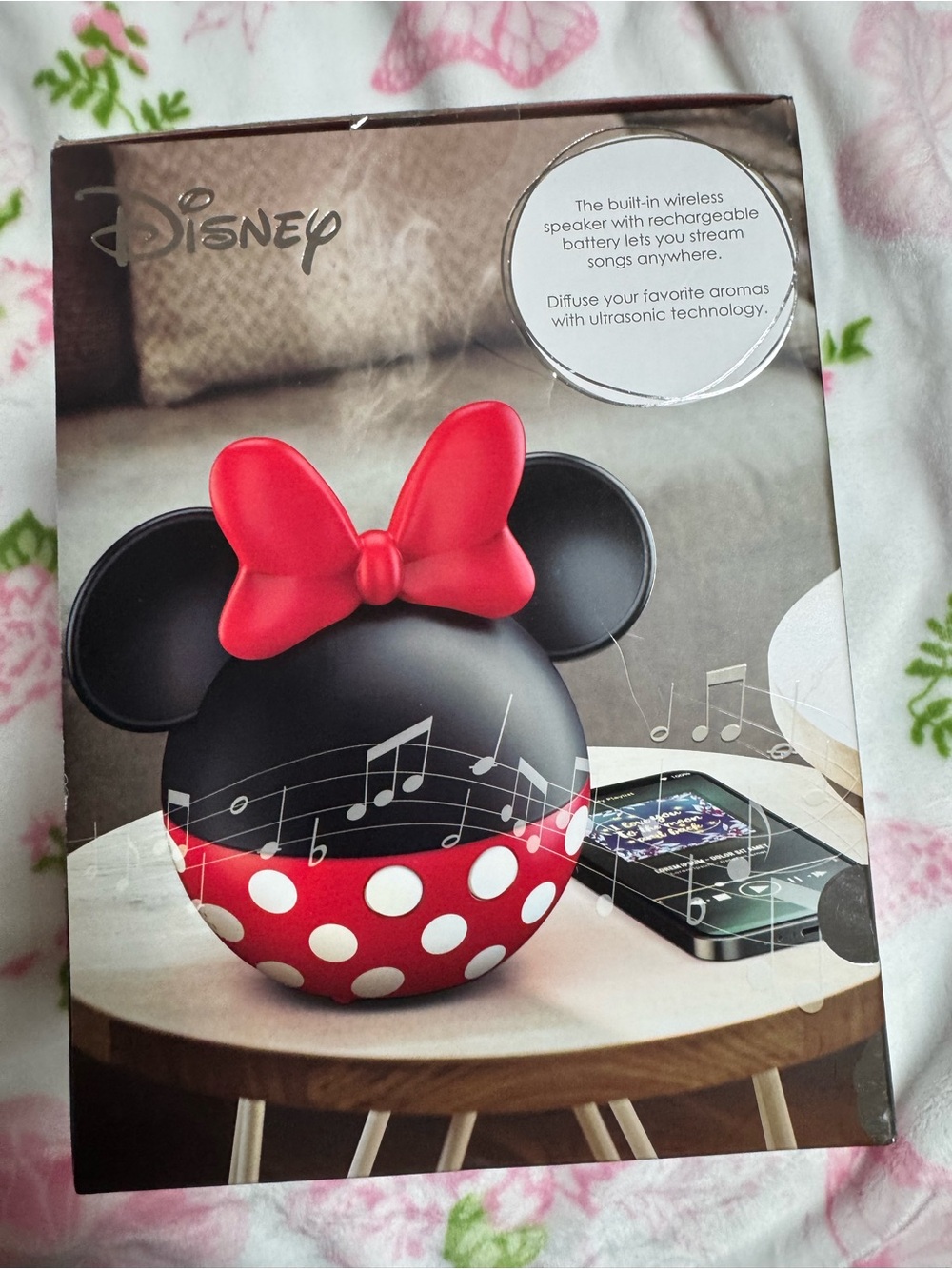 Disney Minnie Mouse Polka Dot Bluetooth Speaker - Red, Black & White